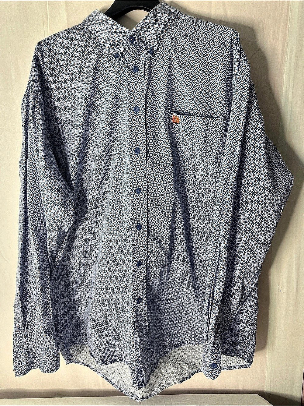 Cinch MTW1105334 Men's Geometric Cotton Shirt XXL Like New